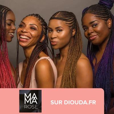 Les mèches à tresser synthétiques ombrées Mama Rose Beauty offrent des nuances dégradées subtiles sur 3 tons.