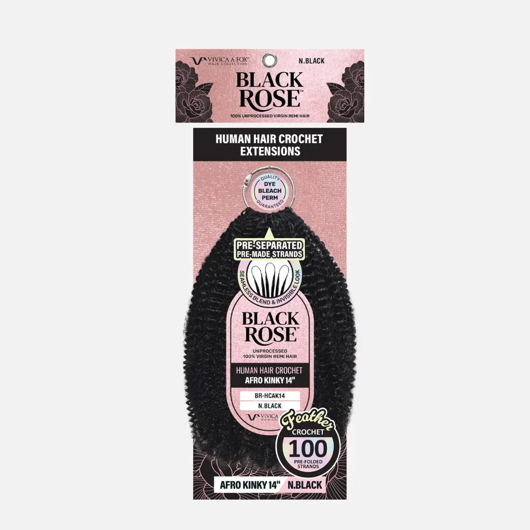 Mèches Crochet Cheveux Humains Afro Kinky 14" - Vivica Fox