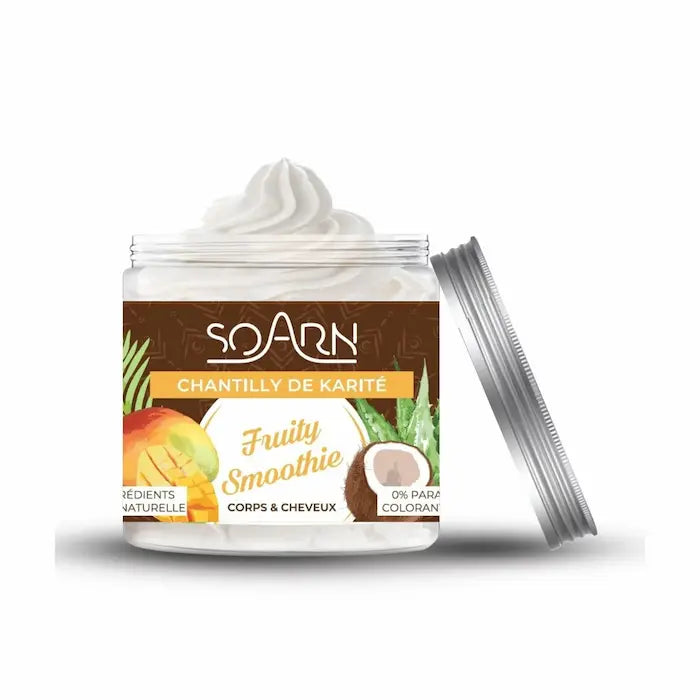 Chantilly de karité Fruity Smoothie pot 250ML Soarn