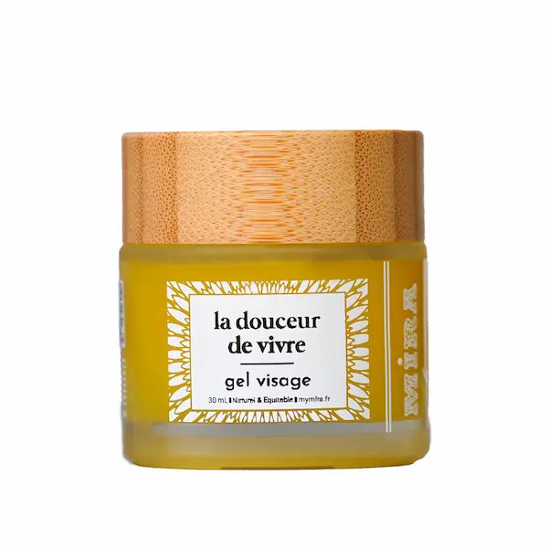 "La douceur de vivre", gel visage de My Mira. Non comédogène et hypoallergénique, il s'adapte à tous les types de peaux pour une hydratation intense.