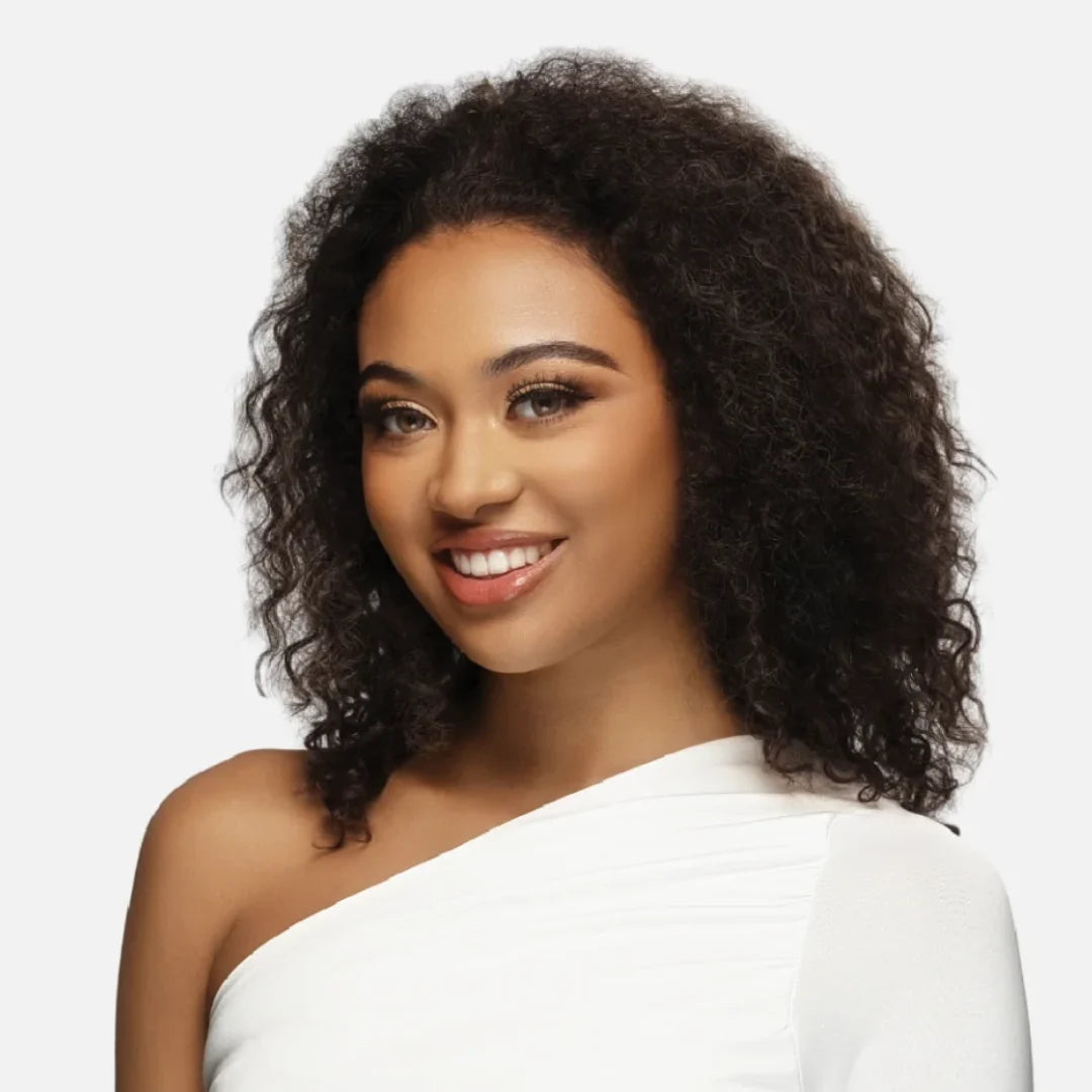 Perruque Demi-tête Convertible Human Hair Water Curl HW-412 - Vivica Fox