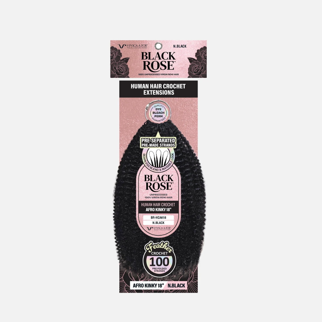 Mèches Crochet Cheveux Humains Afro Kinky 18" Vivica Fox