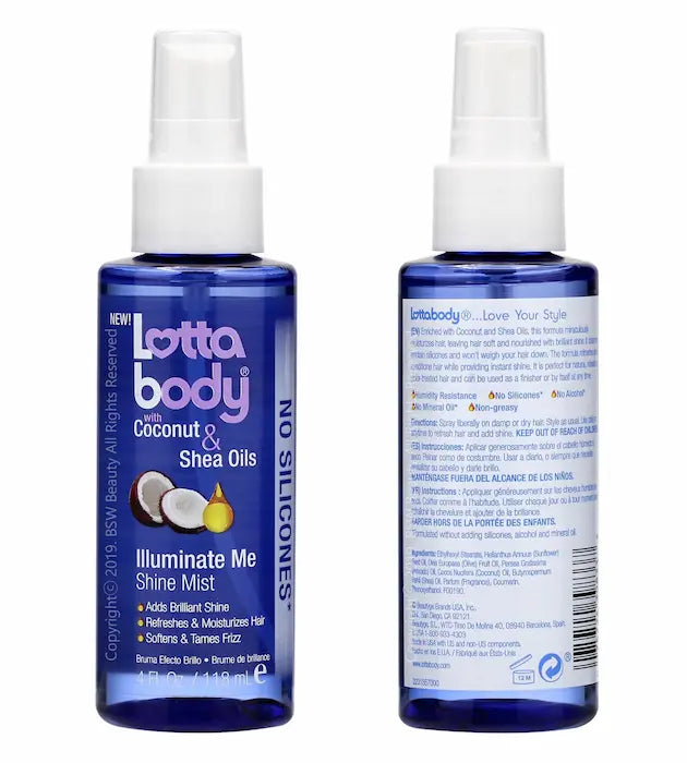 Lotta Body Brume de brillance Illuminate Me Shine mist – 118ML