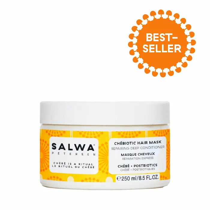 Naturel à 99,4 % le Masque Capillaire Chébiotic™ Réparation Express au Chébé répare la fibre capillaire en 5 minutes chrono.