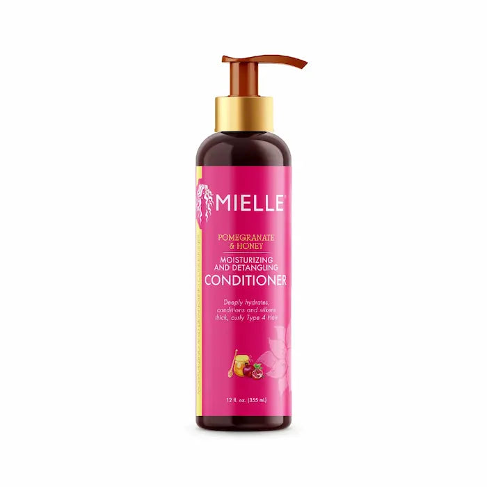 Mielle Organics Après-Shampoing hydratant et démêlant pour cheveux crépus secs Pomegranate & Honey