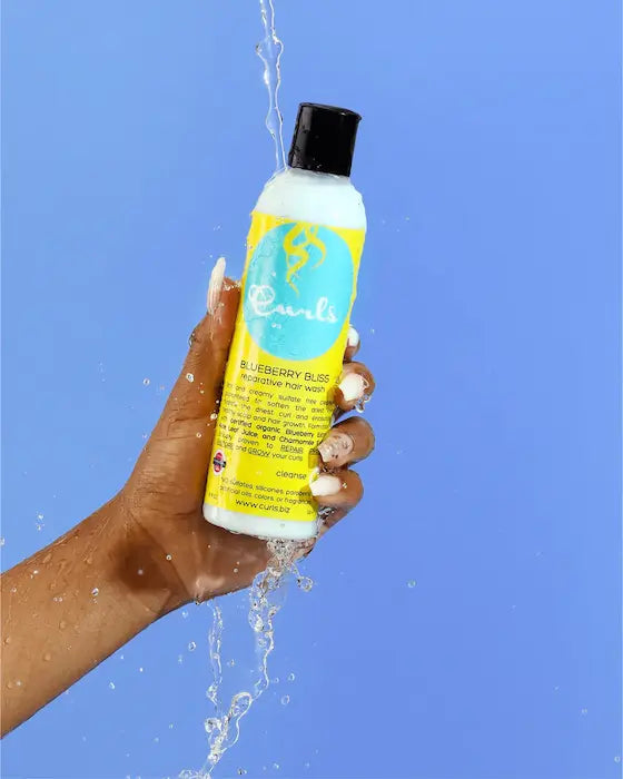 Curls Blueberry Bliss Hair Wash Bain Reparateur Pour Cheveux 8oz
