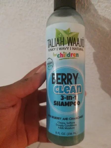 Shampoing Enfant Berry Clean 3 en 1 Flacon 236ML - Taliah Waajid 