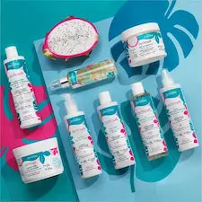 La gamme Acticurl est conçue pour le soin et le coiffage des boucles. Les soins sont enrichis en Pitaya antioxydant, en Aloé vera hydratant et en Glycérine Végétale.