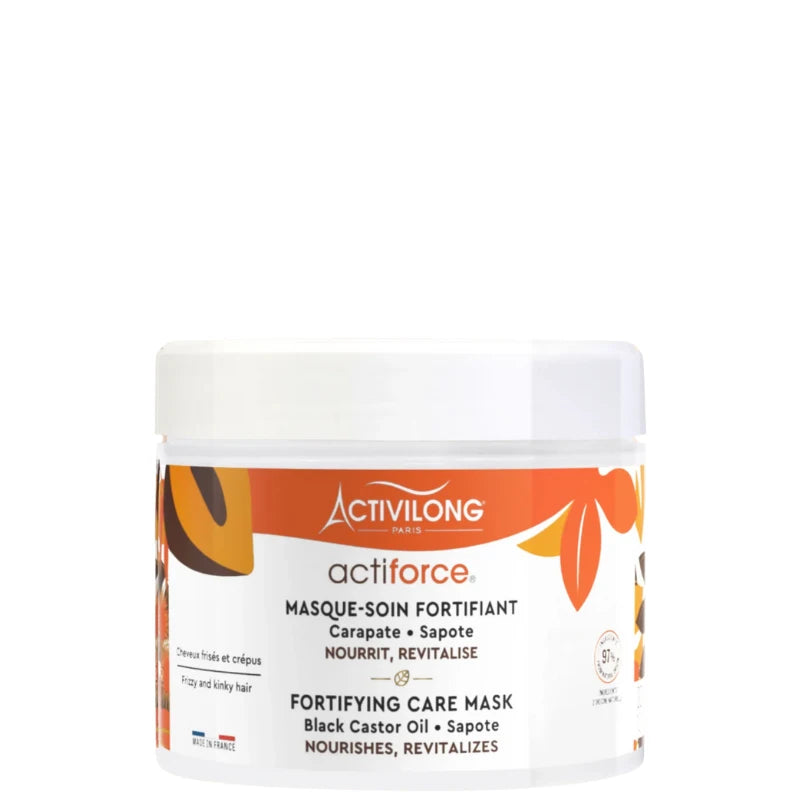 Activilong Masque-soin fortifiant Actiforce nourrit, revitalise démêle les cheveux frisés et crépus