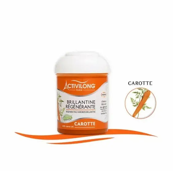 Brillantine Régénérante enrichie en Huile de Ricin Pot 125ml - Activilong.