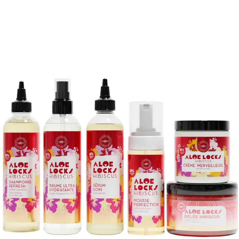 Soins pour entretenir les tresses et locks Gamme Complète Aloe Locks Hibiscus