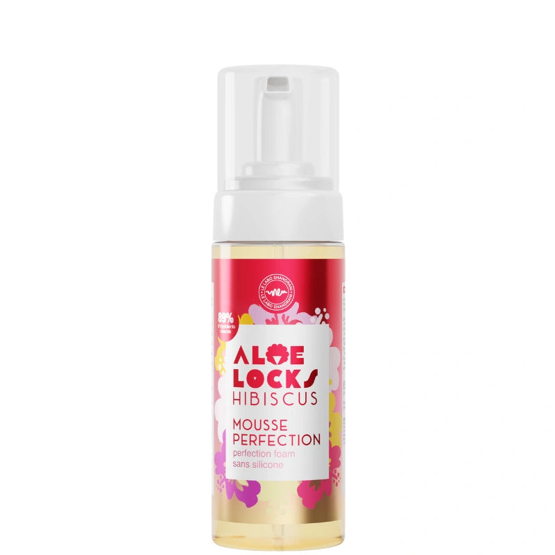 Mousse anti-frisottis pour Tresses Locks et Boucles Aloe Locks Hibisicus