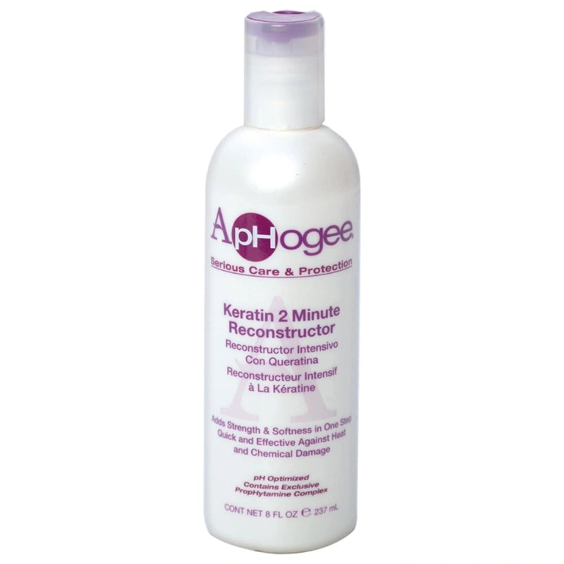 Soin réparateur protéiné pour cheveux abimés. Action rapide 2 minutes Aphogee