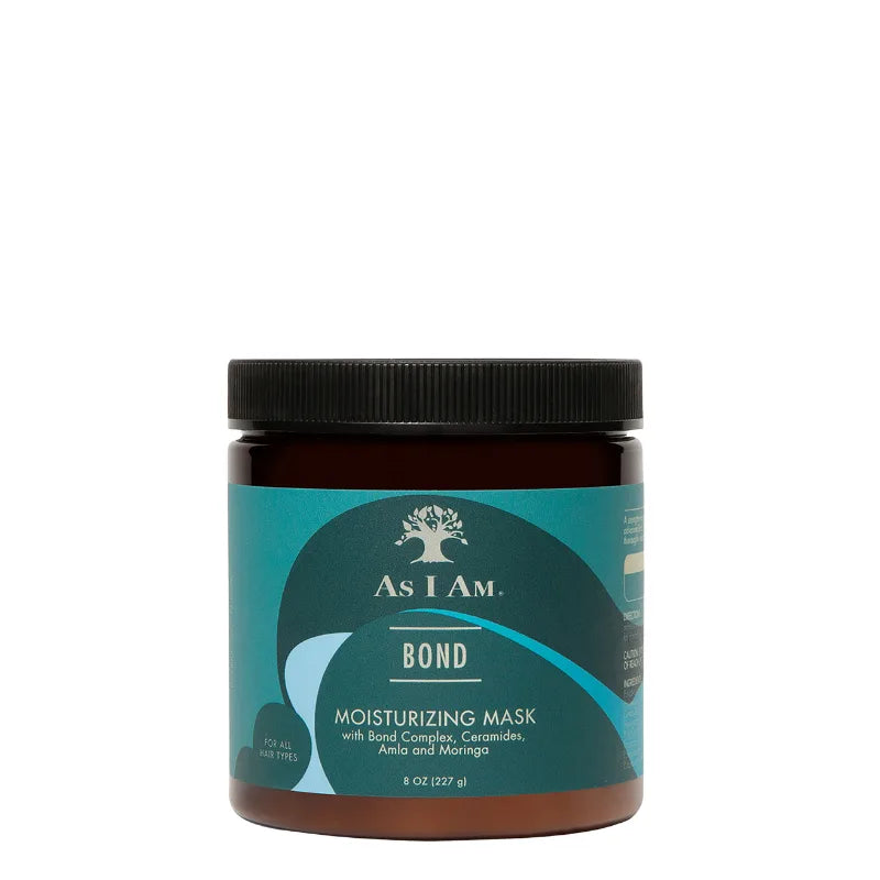 Le masque hydratant et fortifiant As I Am Bond est un soin profond pour les cheveux abîmés et secs. Enrichi en Amla et céramide, il répare et nourrit intensément la fibre capillaire.
