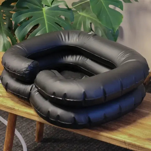 Bac gonflable livré avec tuyaux d'évacuation