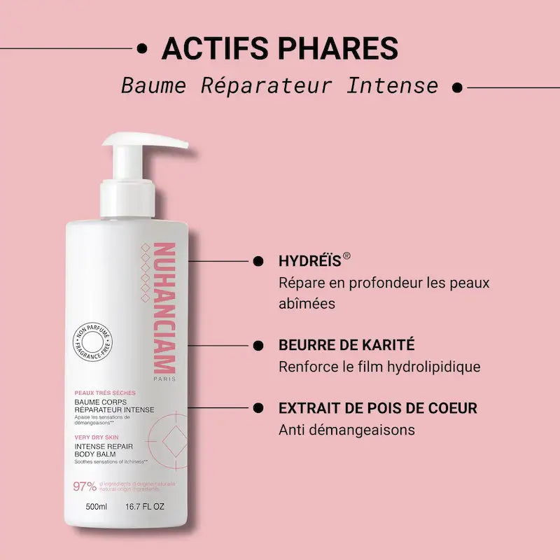 Baume réparateur intense pour peaux très sèches noires mates métissées