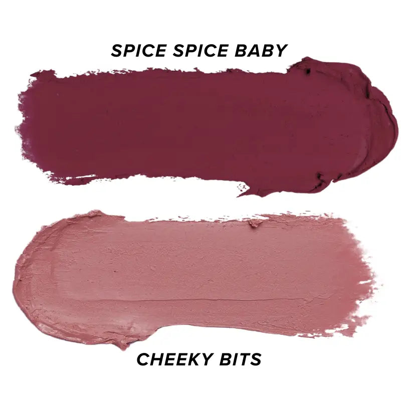 Swatch Blush Stick crémeux avec brosse pour blush et pigmentés pour peaux noires, mates et métissées