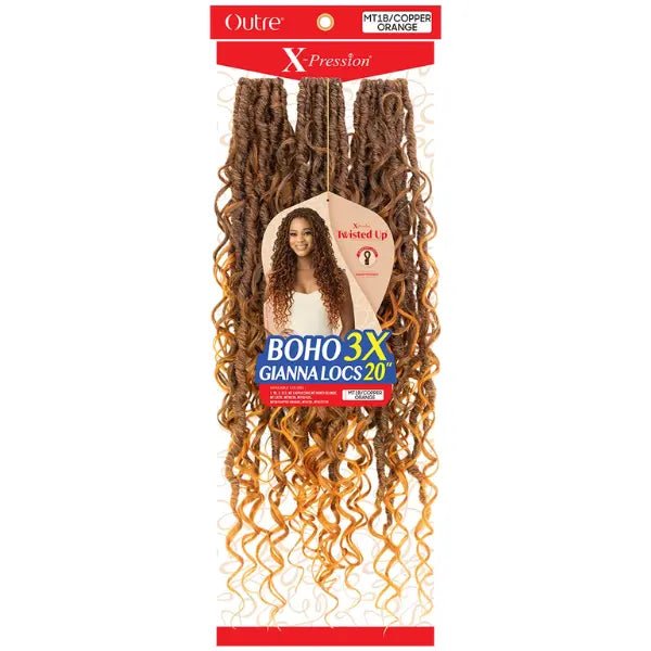 Crochets Braids Faux Locks Boho Gianna Locs 20 "- Outré