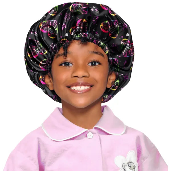 Bonnet de nuit Satin Enfant Le Monde de Karma - Camryn's BFF