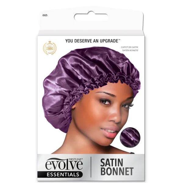 Bonnet Satin Cheveux Couleur Violet Chrome profond Evolve 665