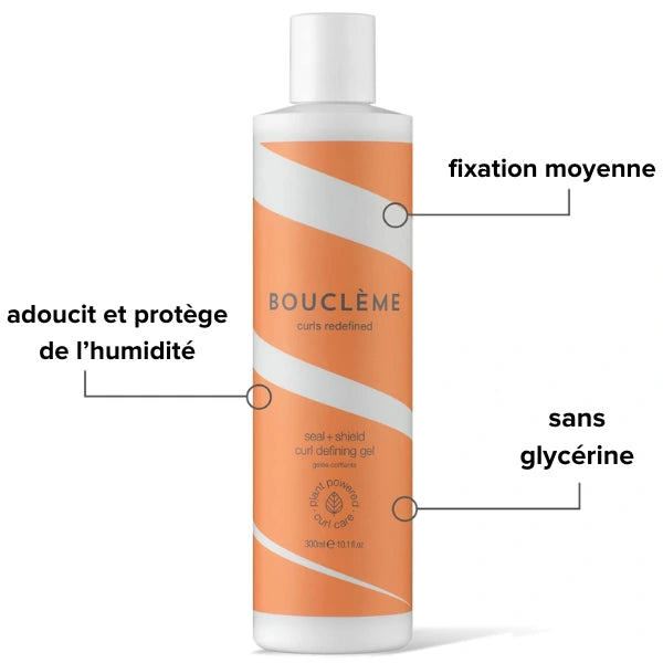 Gelée Coiffante Seal + Shield Curl Defining Gel - Bouclème
