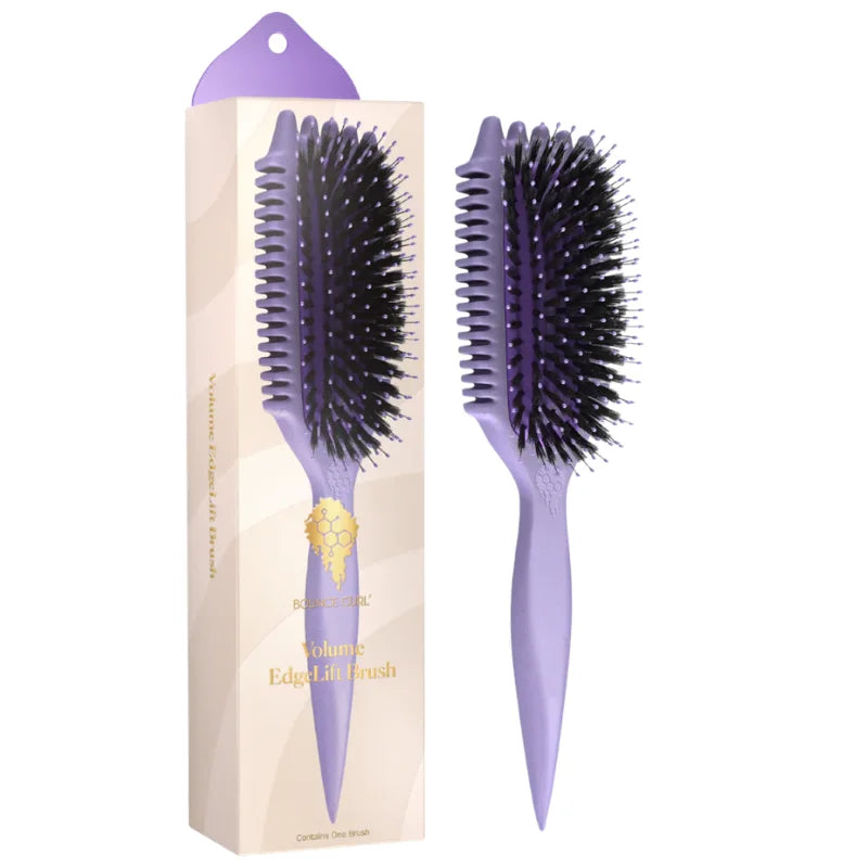 Brosses Bounce Curl EdgeLift avec différentes densités de dents pour définir les boucles ou créer du volume selon le coiffage