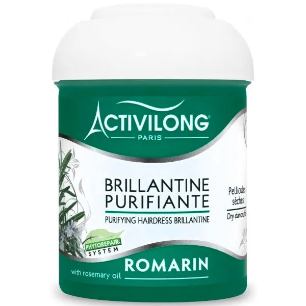 Activilong - Brillantine Purifiante enrichie en Romarin. Pot 125ml