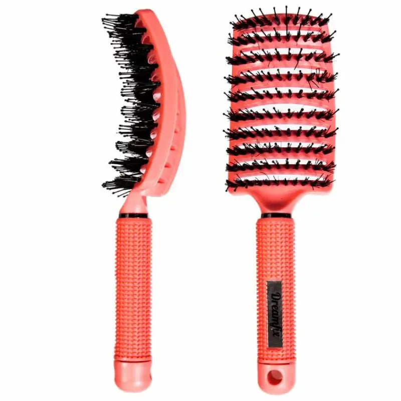 Brosse Dreamfix incurvée poils de sanglier et nylon démêlage doux cheveux fins et sensibles