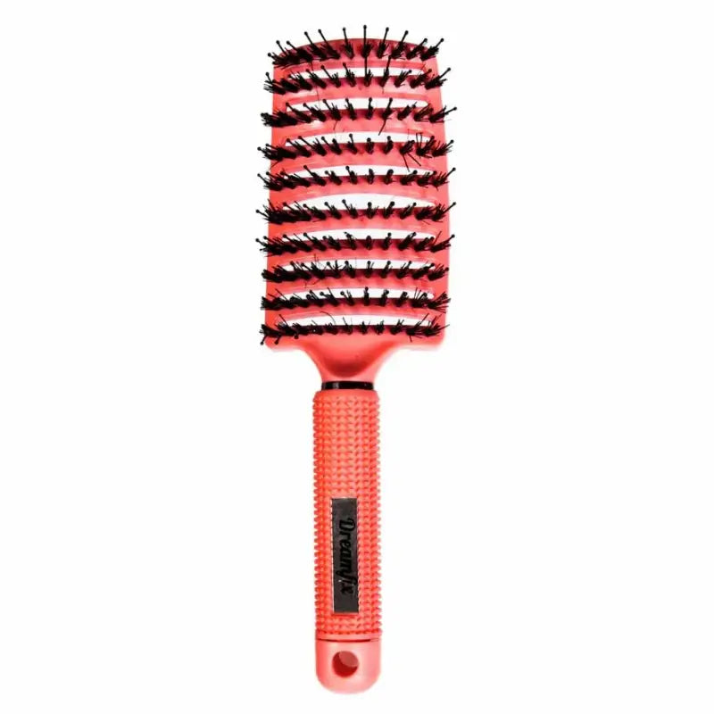 Brosse démêlante incurvée Dreamfix poils de sanglier et nylon pour cheveux fragiles et cassants