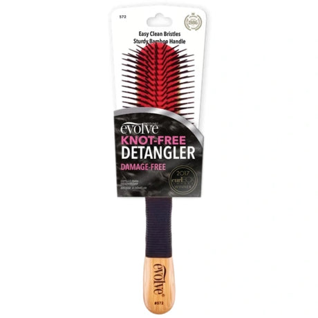 Brosse démêlante Cheveux épais, fins ou moyens Avec manche anti glisse Evolve