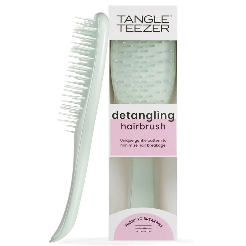 Brosse démêlante Tangle Teezer Dents larges et espacées - Ultimate Detangler Extra Gentle – technologie anti-casse pour un démêlage doux