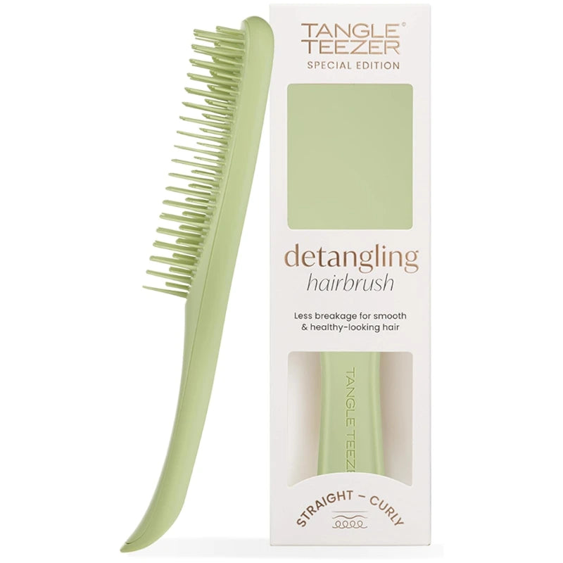 Brosse démêlante cheveux mouillés Tangle Teezer Ultimate Detangler Olive Green anti-casse et facile à prendre en main