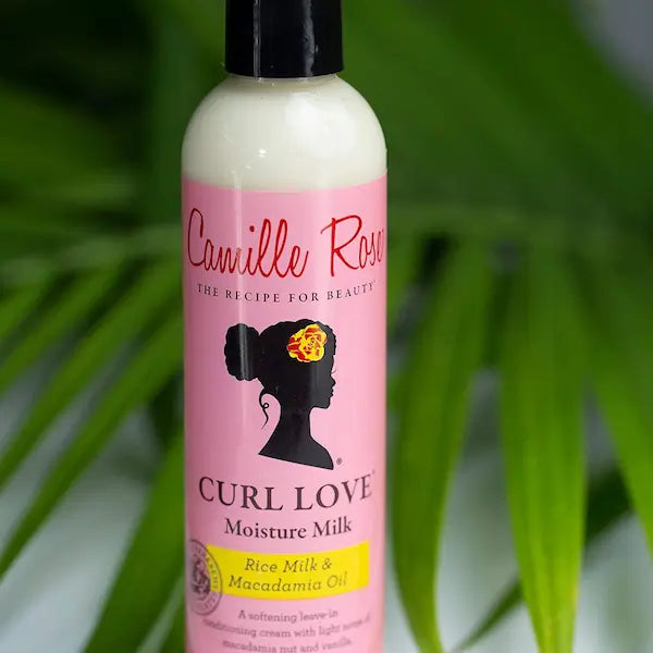 Camille Rose Curl Love Moisture Milk Lait hydratant et nourrissant à l'huile de Macadamia 