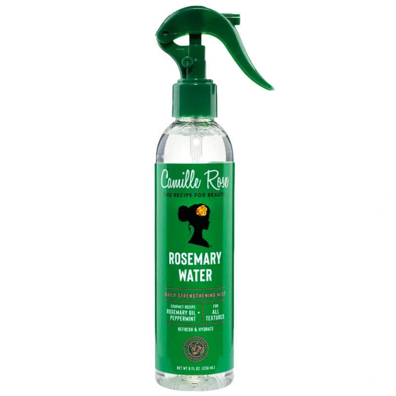 Spray fortifiant Camille Rose pour favoriser la rétention de longueur et revitaliser le cuir chevelu
