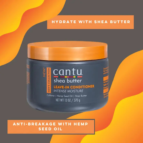 Cantu Homme Men's Collection - soin cheveux bouclés Leave In Conditioner Hydratant