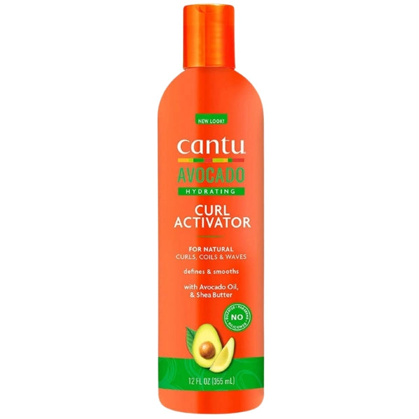Crème bouclante activatrice de boucles, hydratante et assouplissante à l'huile d'avocat Cantu 355ml