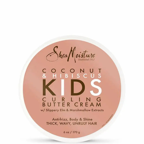 Crème Coiffante boucles enfant - Curling butter cream Coconut & Hibiscus Kids de Shea Moisture - 170GR