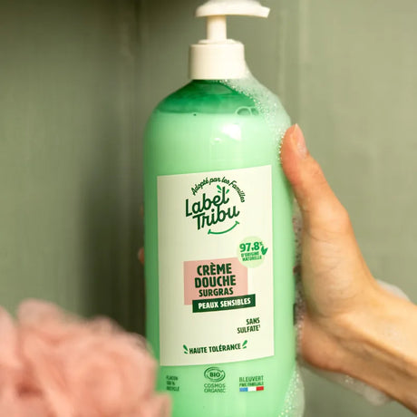 Crème douche surgras Corps Peaux sensibles BIO sans sulfate pour la famme