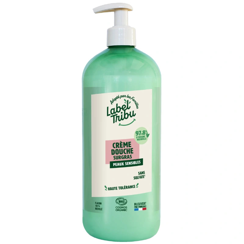 Crème de douche Corps Sans Sulfate à 97,8 d'ingrédients d'origine naturelle Haute Tolérance