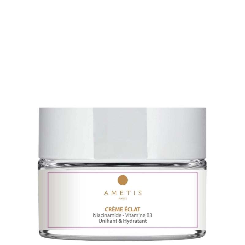 Crème visage Eclat Unifiante & Hydratante au Niacinamide et Vitamine B3 Ametis Pot de 50ml