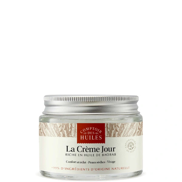 La Crème de jour BIO Hydratante & Lissante - Comptoir des Huiles