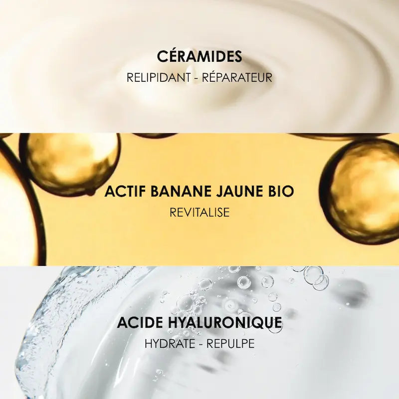 Crème Musalift Kadalys enrichie en acide hyaluronique, banane jaune BIO et céramide pour hydrater et repulper la peau