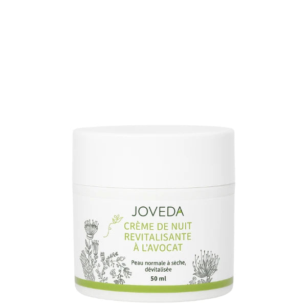 Crème de Nuit Revitalisante à l'Avocat peau normale à sèche, dévitalisée Joveda 50ml
