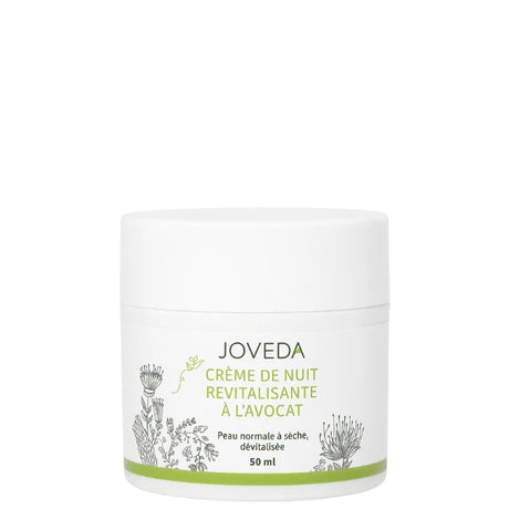 Crème de Nuit Revitalisante à l'Avocat peau normale à sèche, dévitalisée Joveda 50ml