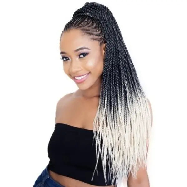 Crochet Braids Senegalese Twist Ombre blond 613 pre-loop 24 pouces Supreme Hair