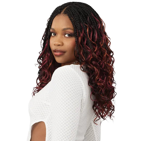 Mèches pour Crochets Braids Boho braids avec french curls X10 Outré