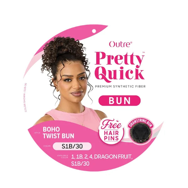 Postiche Chignon Ondulé Boho Twist Bun - Outré Hair
