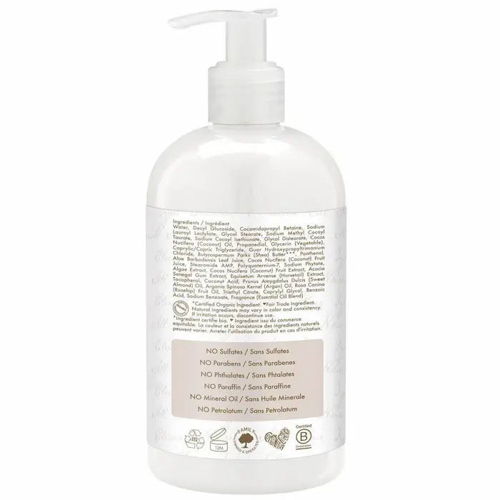 Après-shampooing 100% VIRGIN COCONUT OIL de SHEA MOISTURE, enrichi en lait de coco, huile de coco et acacia du sénégal