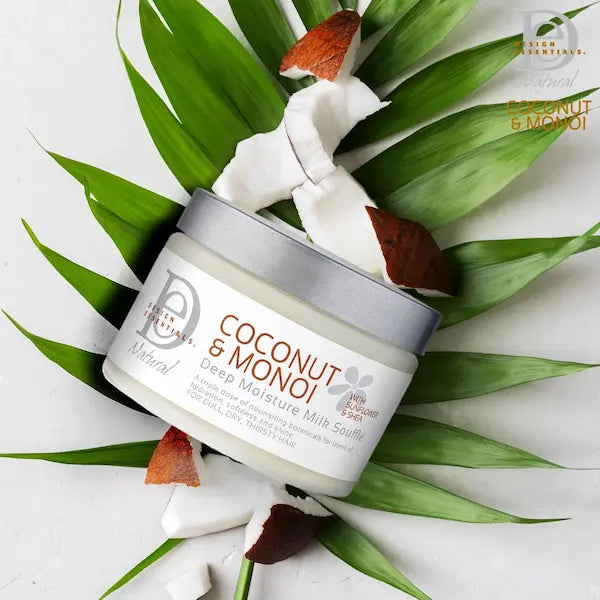 Design Essentials® Coconut & Monoï Crème Coiffante Deep Moisture Milk Soufflé - pot 340Gr