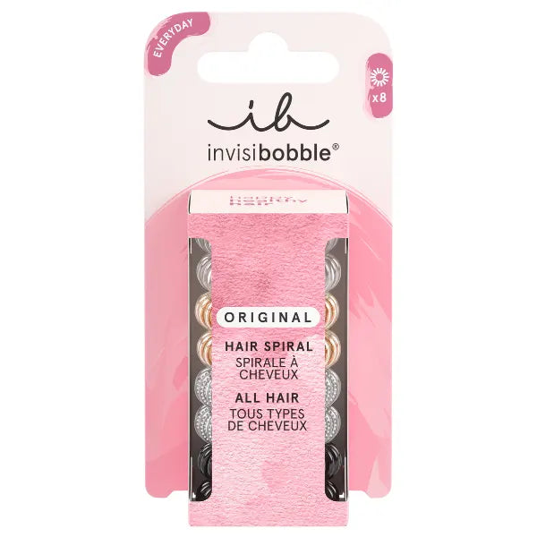 Invisibobble 8 Elastiques en Spirale ORIGINAL sans trace et sans douleur